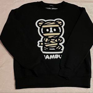 Women's Black and White Sweatshirt